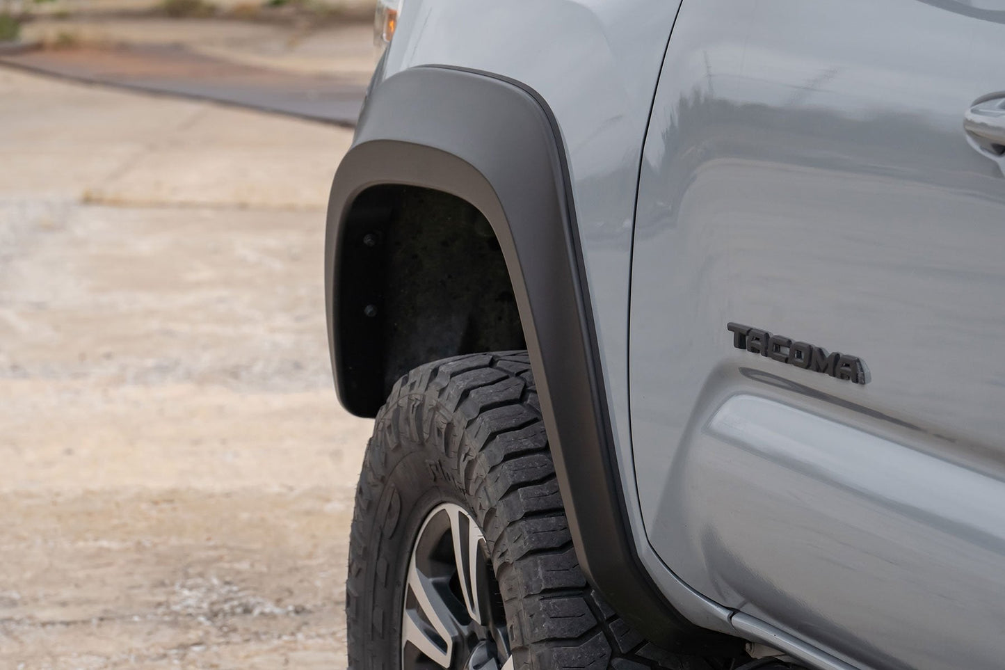 Rough Country S-T11621-4V6 Fender Flares | Sport | 4V6 Quicksand | Toyota Tacoma 2WD/4WD (2016-2023)
