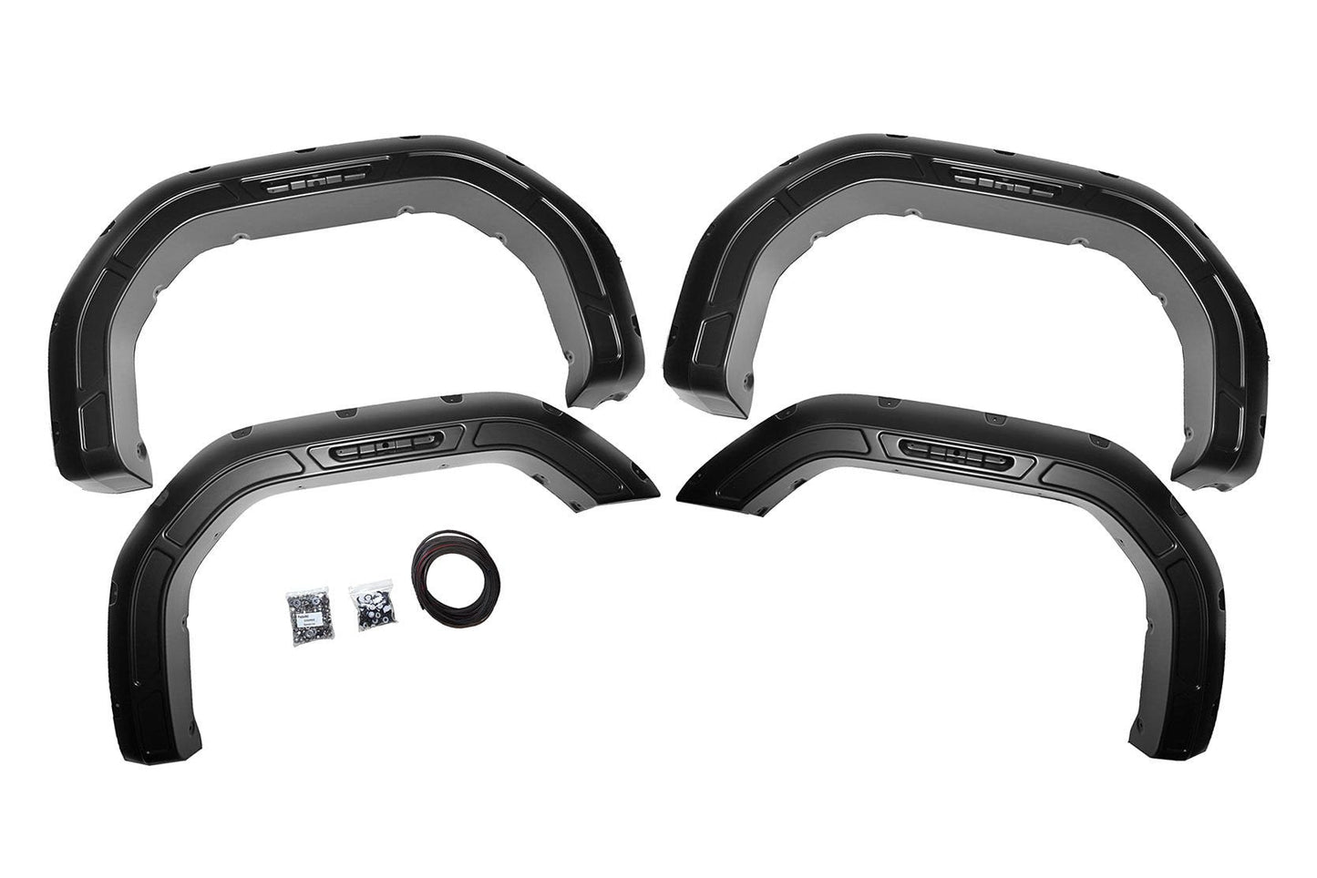 Rough Country A-G12011-GBA Fender Flares | Defender | GBA Black | GMC Sierra 2500 HD/Sierra 3500 HD (20-25)
