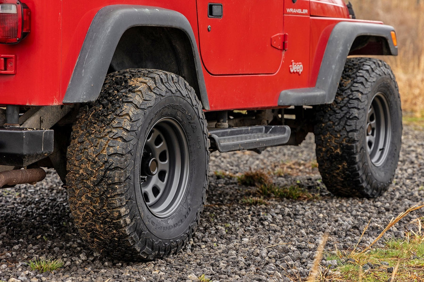 Rough Country RC51-7873G Steel Wheel | Gray | 17x9 | 5x5 | 3.30 Bore | -12