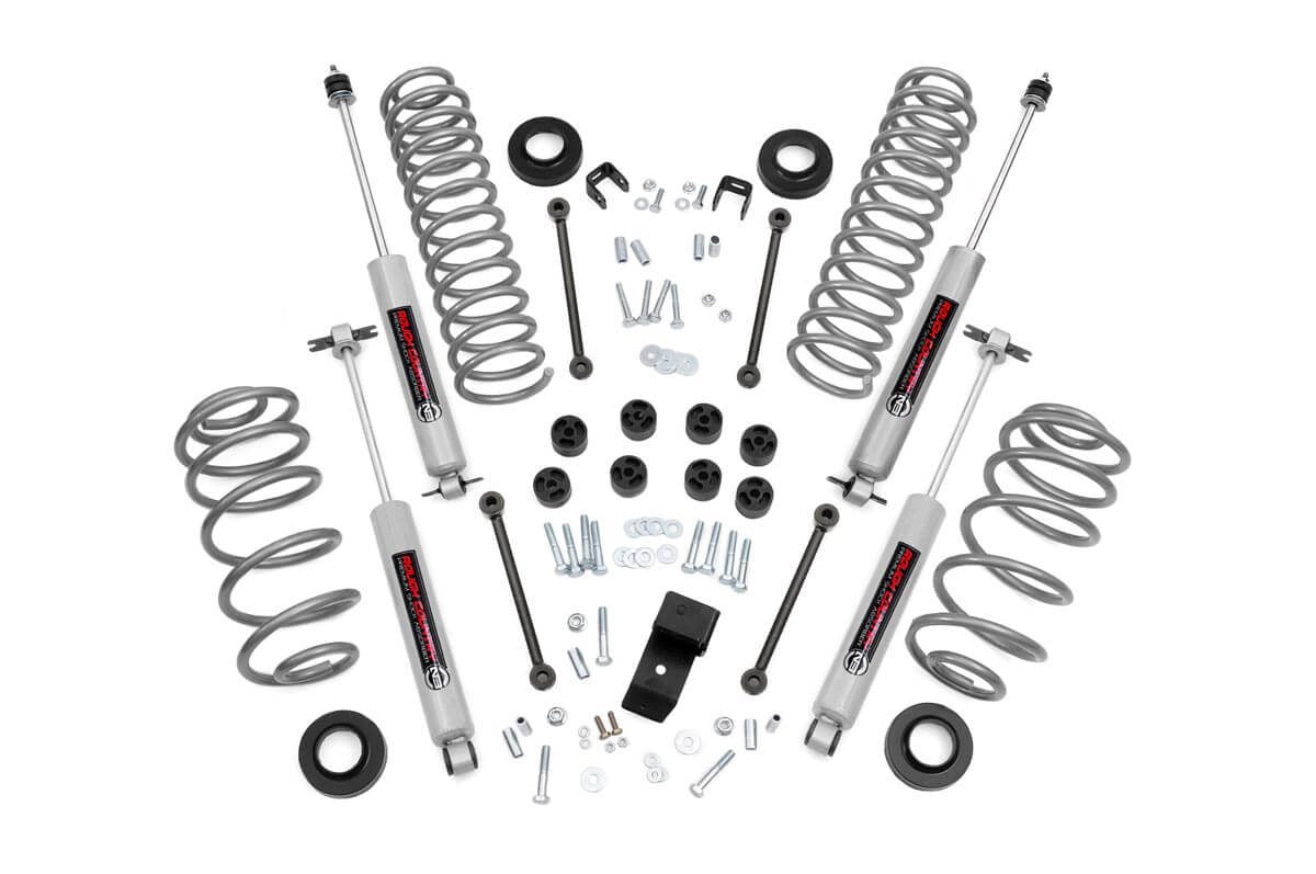 Rough Country 642.20 3.25 Inch Lift Kit | 6 Cyl | Jeep Wrangler TJ 4WD (1997-2002)
