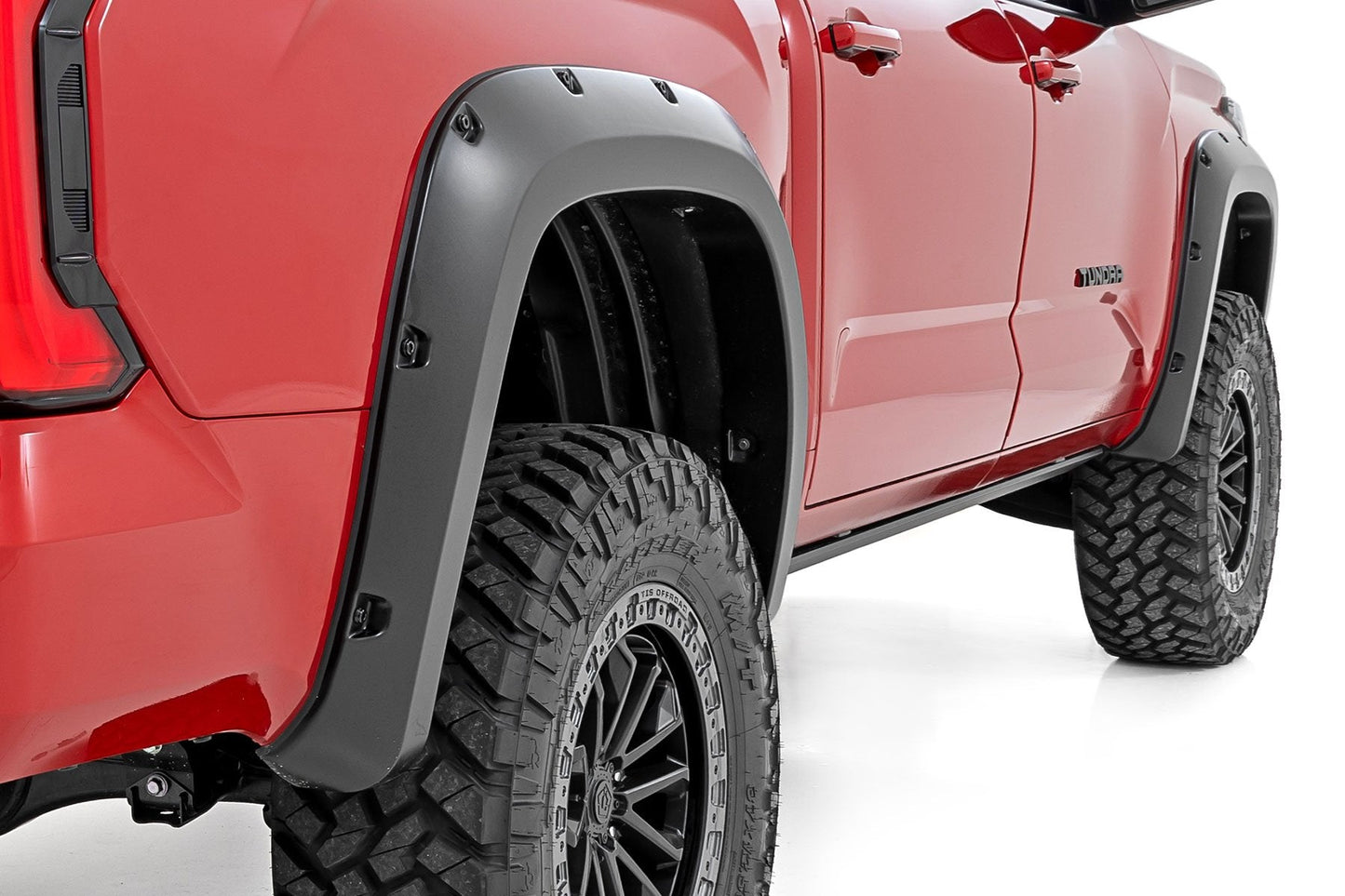 Rough Country F-T11413-O40 Pocket Fender Flares | 040 Super White | Toyota Tundra 2WD/4WD (2022-2025)