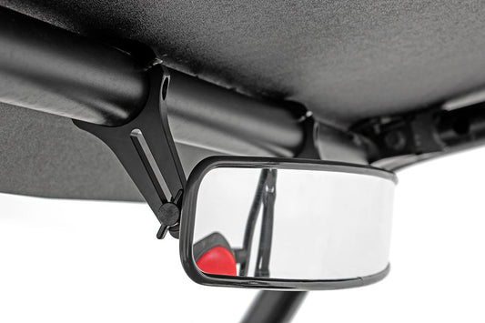 Rough Country 99005 UTV Rear View Mirror | Convex | 17" x 3" | 1.75" Mount