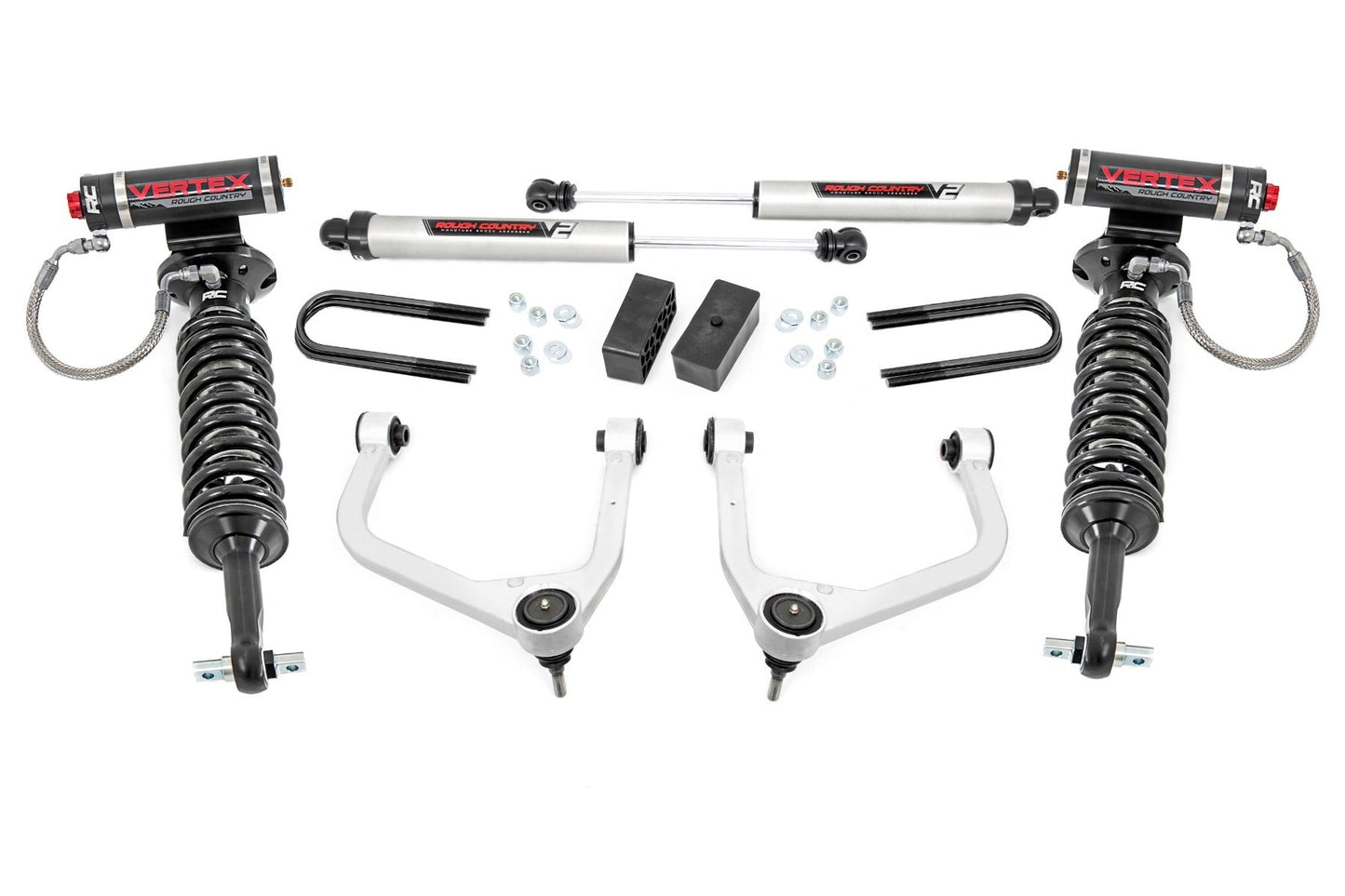 Rough Country 28857_A 3.5 Inch Lift Kit | Mono Leaf Rear | Vertex/V2 | GMC Sierra 1500 (25-26)