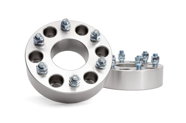 Rough Country 1101 2 Inch Wheel Spacers | 6x5.5 | Chevy/GMC 1500 Truck & SUV