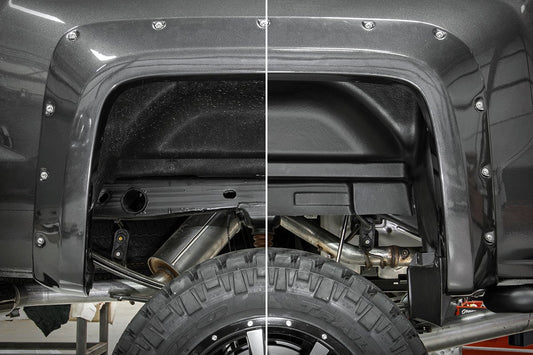 Rough Country 4216 Rear Wheel Well Liners | GMC Sierra 1500/Sierra 2500 HD/Sierra 3500 HD (14-19)