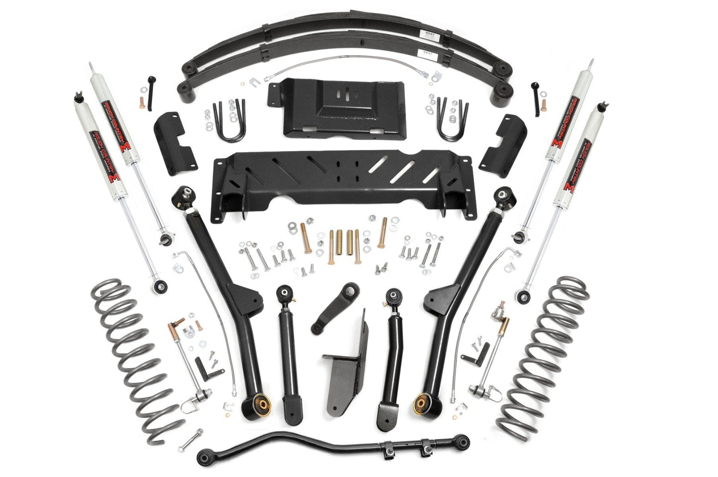 Rough Country 68640 4.5 Inch Lift Kit | Long Arm | RR Leafs | M1 | Jeep Cherokee XJ 4WD (84-01)