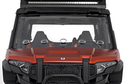 Rough Country 98202410 Vented Full Windshield | Scratch Resistant | Polaris XPEDITION XP 5