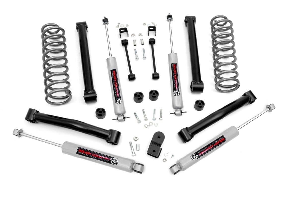 Rough Country 632.20 3.5 Inch Lift Kit | V-8 Motor | Jeep Grand Cherokee ZJ 2WD/4WD (1993-1998)