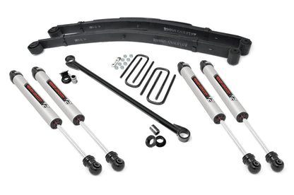 Rough Country 48970 2.5 Inch Leveling Kit | Leaf Spring  | V2 | Ford F-250/F-350 Super Duty (99-04)
