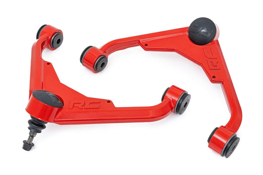 Rough Country 1859RED Red Forged Upper Control Arms | 3 Inch Lift | Chevy/GMC 2500HD (01-10)