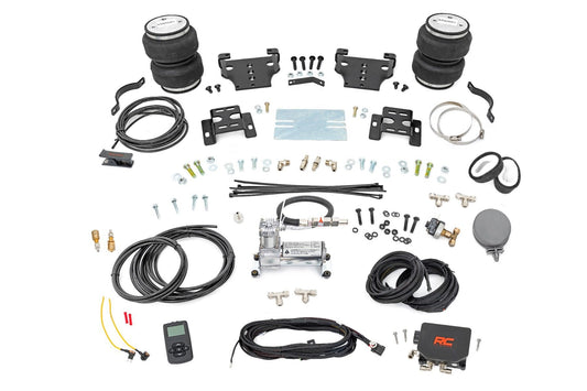Rough Country 10006WC Air Spring Kit w/compressor | Wireless Controller | 0-6" Lift | Chevy/GMC 2500HD (01-10)