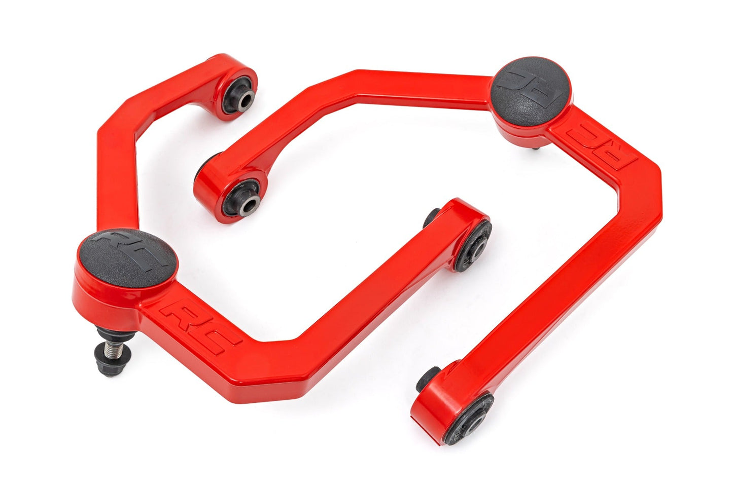 Rough Country 83401ARED Red Forged Upper Control Arms | 2-3 Inch Lift | Nissan Titan 2WD/4WD (04-24)