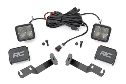 Rough Country 71093 LED Light Kit | Ditch Mount | 2" Spectrum Pair | Spot | Toyota Tacoma (05-15)