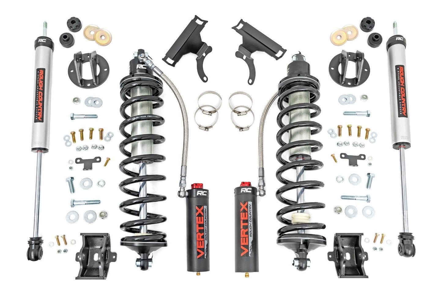 Rough Country 50014 3 Inch Coilover Conversion Upgrade Kit | Gas | Ford F-250/F-350 Super Duty (05-22)