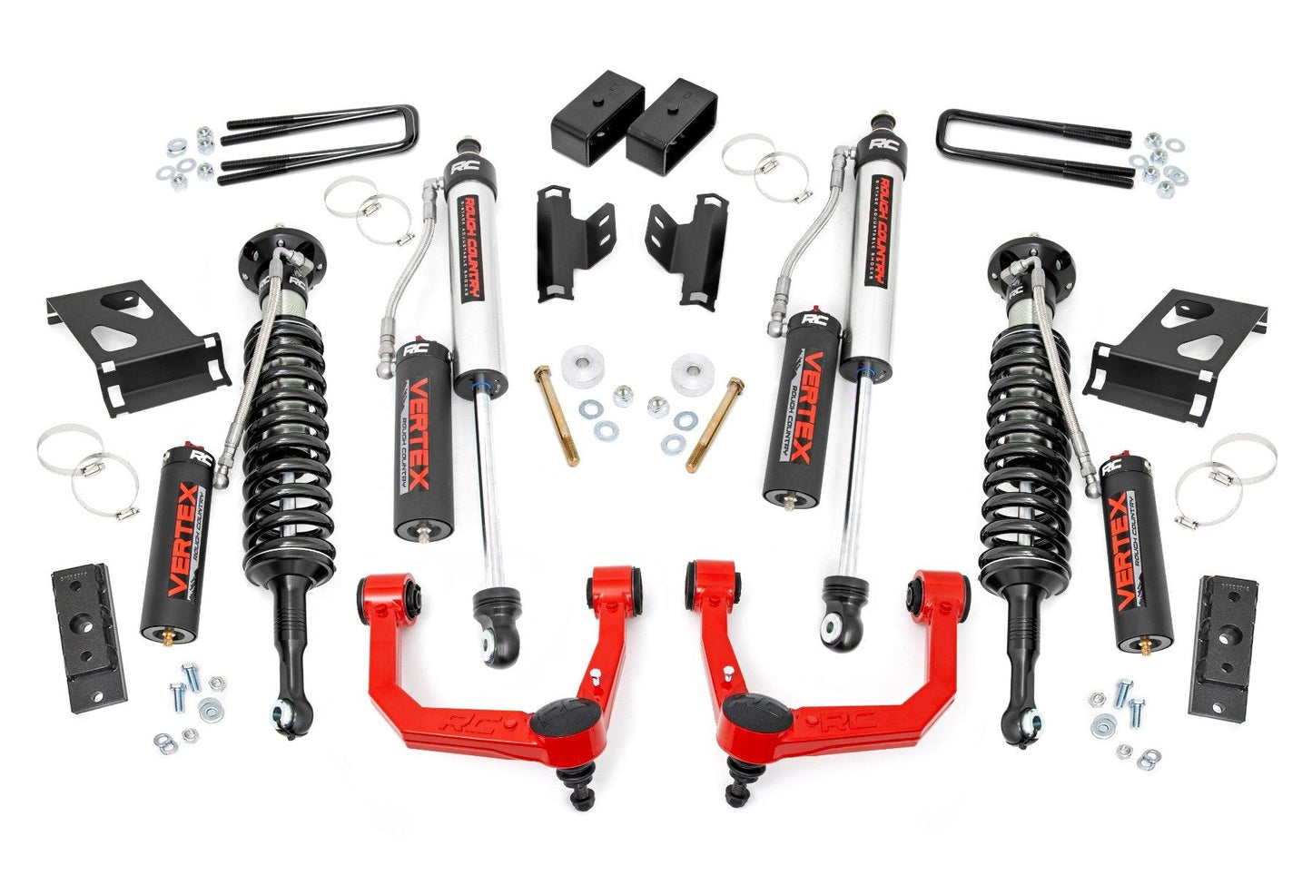 Rough Country 74250RED 3.5 Inch Lift Kit | UCA | Vertex | Toyota Tacoma 2WD/4WD (2005-2023)