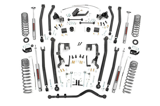 Rough Country 78530A 4 Inch Lift Kit | Long Arm | Jeep Wrangler Unlimited 2WD/4WD (2007-2011)