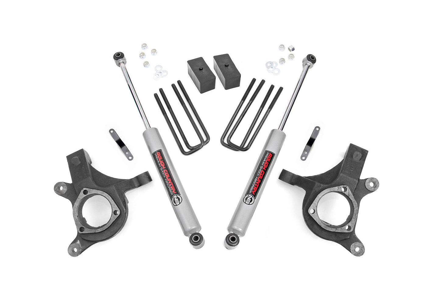 Rough Country 10730 3 Inch Lift Kit | Lift Knuckle | Chevy/GMC 1500 2WD (07-13)