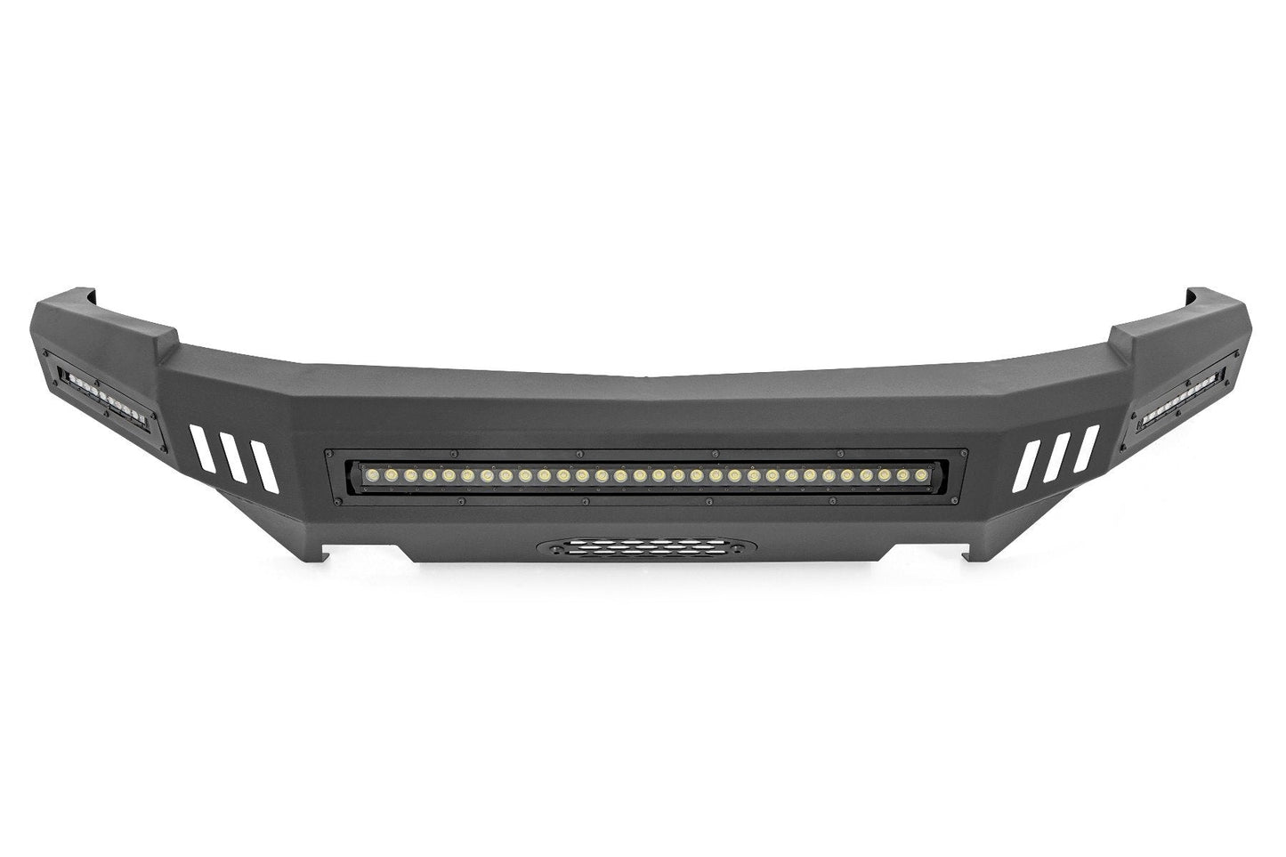 Rough Country 10911 Front High Clearance Bumper | BLK LEDs | Chevy Silverado 1500 2WD/4WD (07-13)