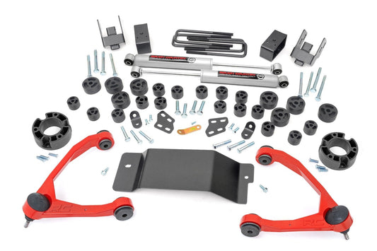 Rough Country 257.20RED 4.75 Inch Lift Kit | Combo | Chevy/GMC 1500 4WD (07-13)