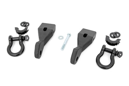Rough Country RS156 Tow Hook Brackets | D-Ring Combo | Chevy/GMC 1500 (07-13)