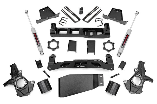 Rough Country 23630 6 Inch Lift Kit | Chevy Silverado & GMC Sierra 1500 4WD (2007-2013)
