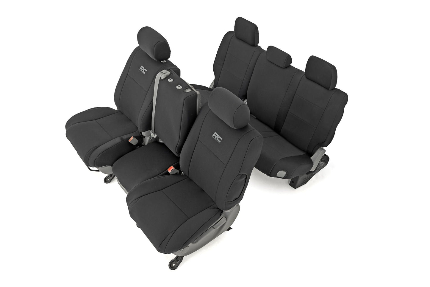 Rough Country 91061 Seat Covers | FR w/ Console Cover and Rear | Toyota Tundra 2WD/4WD (07-13)