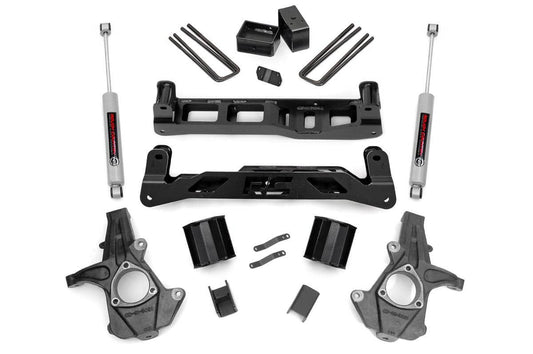 Rough Country 24730 5 Inch Lift Kit | Cast Steel | Chevy/GMC 1500 2WD (14-17)