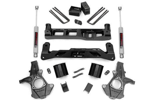 Rough Country 24831 5 Inch Lift Kit | Alum/Stamp Steel | Chevy/GMC 1500 (14-18 & Classic)