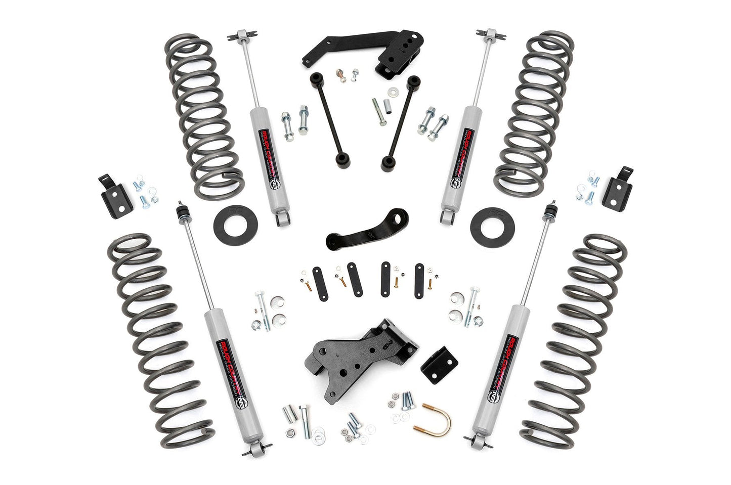 Rough Country 68130 4 Inch Lift Kit | Jeep Wrangler Unlimited 2WD/4WD (2007-2018)