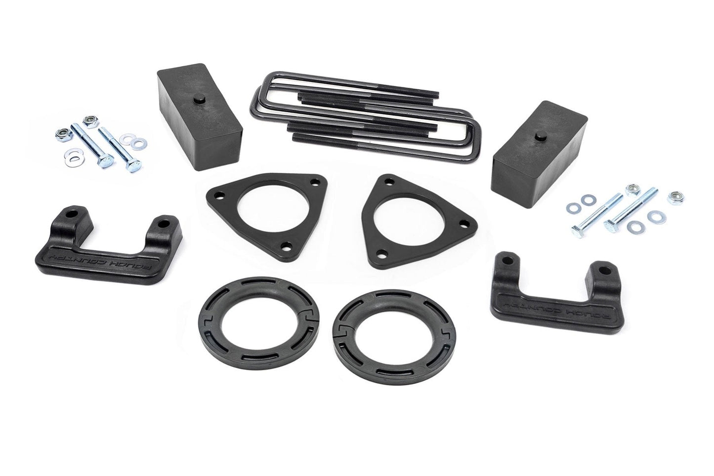 Rough Country 1312 2.5 Inch Leveling Kit | Stamped Steel | Chevy/GMC Sierra 1500 (16-18)/Silverado 1500 (07-18)