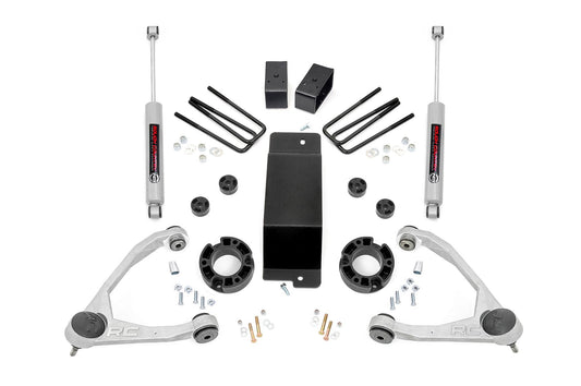Rough Country 19431A 3.5 Inch Lift Kit | Alum/Cast Steel | Chevy/GMC 1500 (07-16)