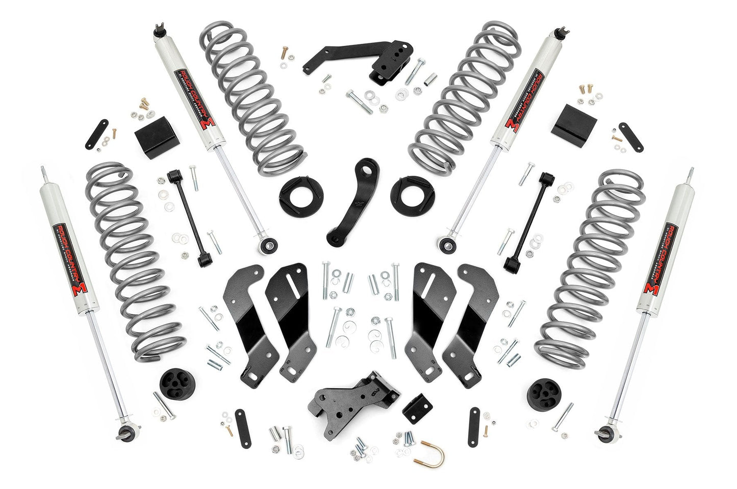 Rough Country 69340 3.5 Inch Lift Kit | M1 | Jeep Wrangler JK 4WD (2007-2018)