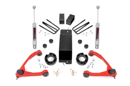 Rough Country 19431ARED 3.5 Inch Lift Kit | Alum/Cast Steel | Chevy/GMC 1500 (07-16)