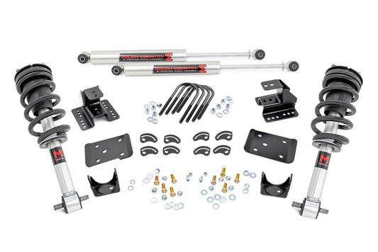 Rough Country 71640 2 Inch Lowering Kit | 4 Inch Rear Lowering | M1 | Chevy/GMC 1500 (14-18 & Classic)