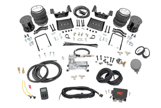 Rough Country 100054WC Air Spring Kit w/compressor | Wireless Controller | 5 Inch Lift Kit | Chevy/GMC 1500 (07-18)