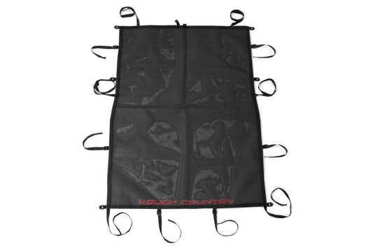 Rough Country 85110 Mesh Bikini Top Plus | Black | Jeep Wrangler Unlimited 2WD/4WD (2007-2018)