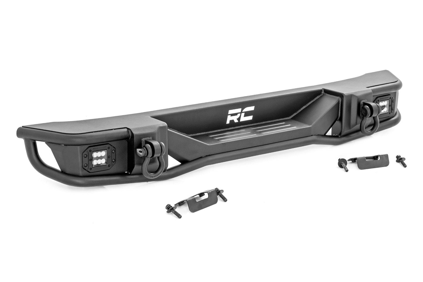 Rough Country 10649 Rear Bumper | Tubular | Jeep Wrangler JK/Wrangler Unlimited  (2007-2018)
