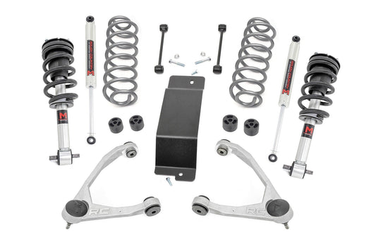Rough Country 19340 3.5 Inch Lift Kit | M1 Struts | Forged UCAs | Chevy/GMC SUV 1500 2WD/4WD (2007-2020)