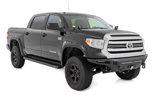 Rough Country SRB071791A HD2 Aluminum Running Boards | Crewmax Cab | Toyota Tundra 2WD/4WD (2007-2021)