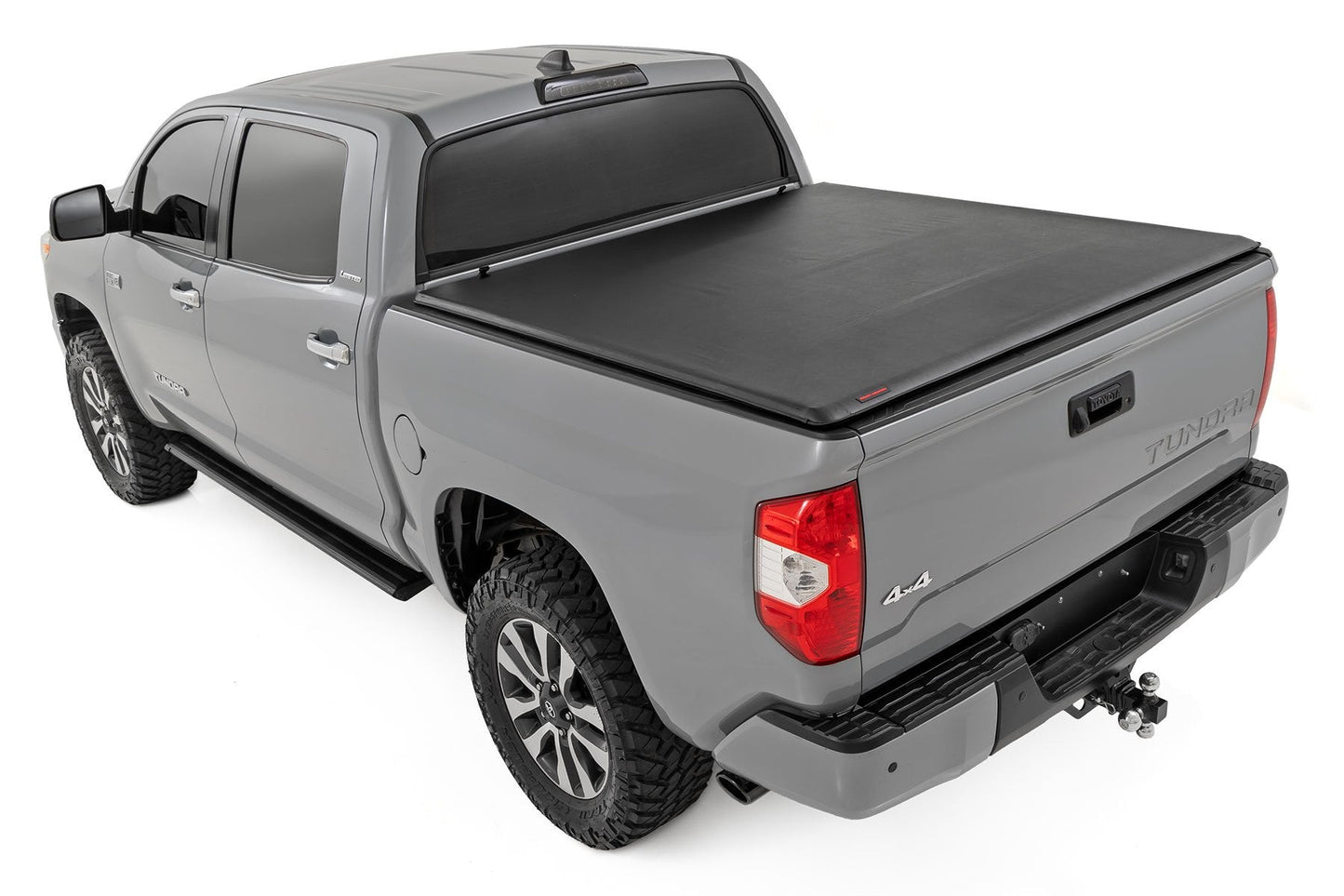 Rough Country 42419550 Soft Roll Up Bed Cover | 5'7" Bed | Toyota Tundra 2WD/4WD (2007-2021)