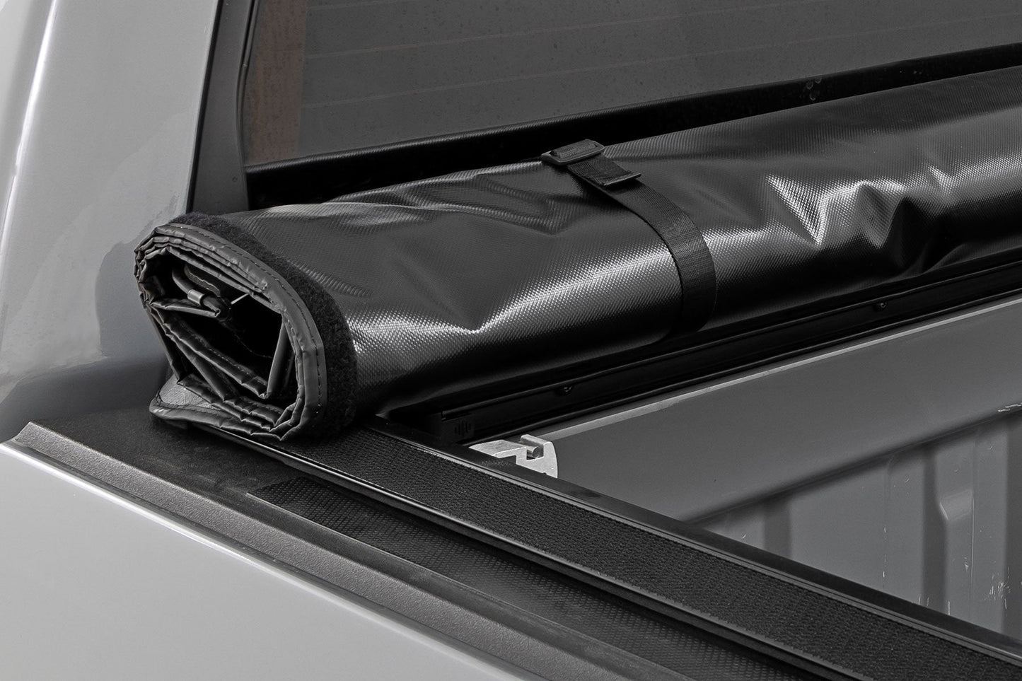 Rough Country 42719650 Soft Roll Up Bed Cover | 6'7 Bed | Toyota Tundra 2WD/4WD (2007-2021)
