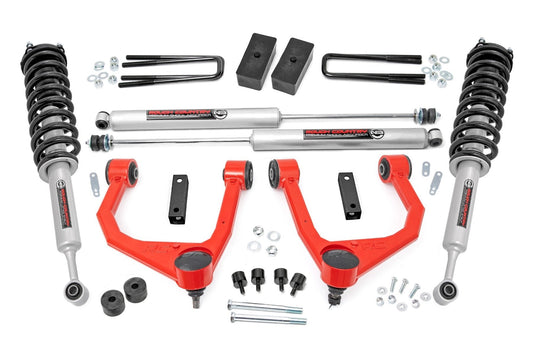 Rough Country 76831RED 3.5 Inch Lift Kit | N3 Struts | Toyota Tundra 2WD/4WD (2007-2021)