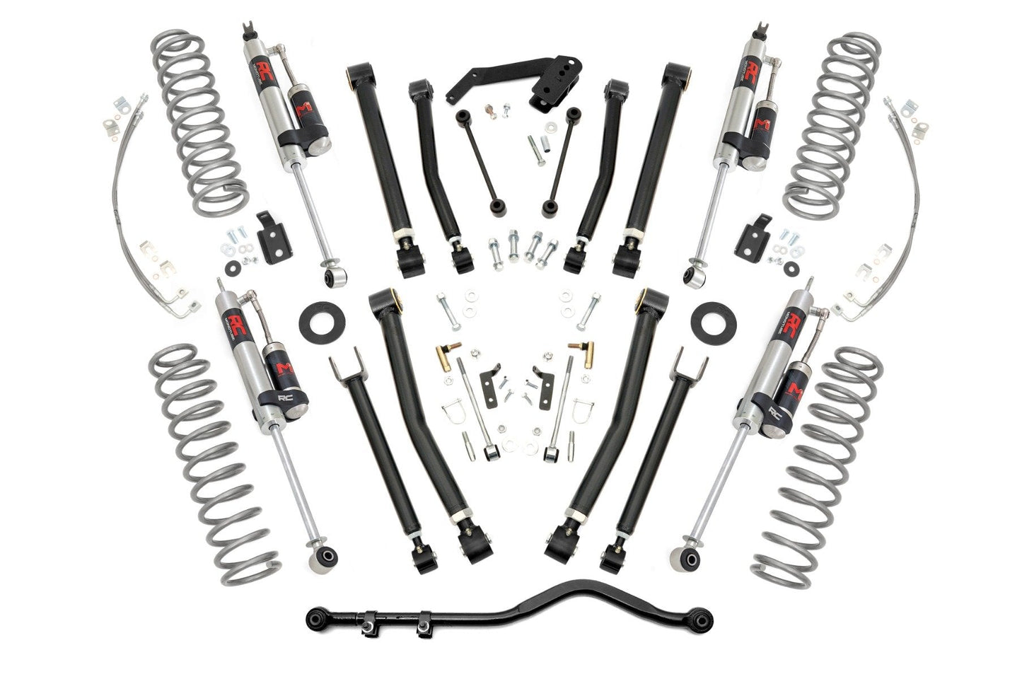 Rough Country 67444 4 Inch Lift Kit | X-Series | M1R | Jeep Wrangler Unlimited 2WD/4WD (2007-2018)
