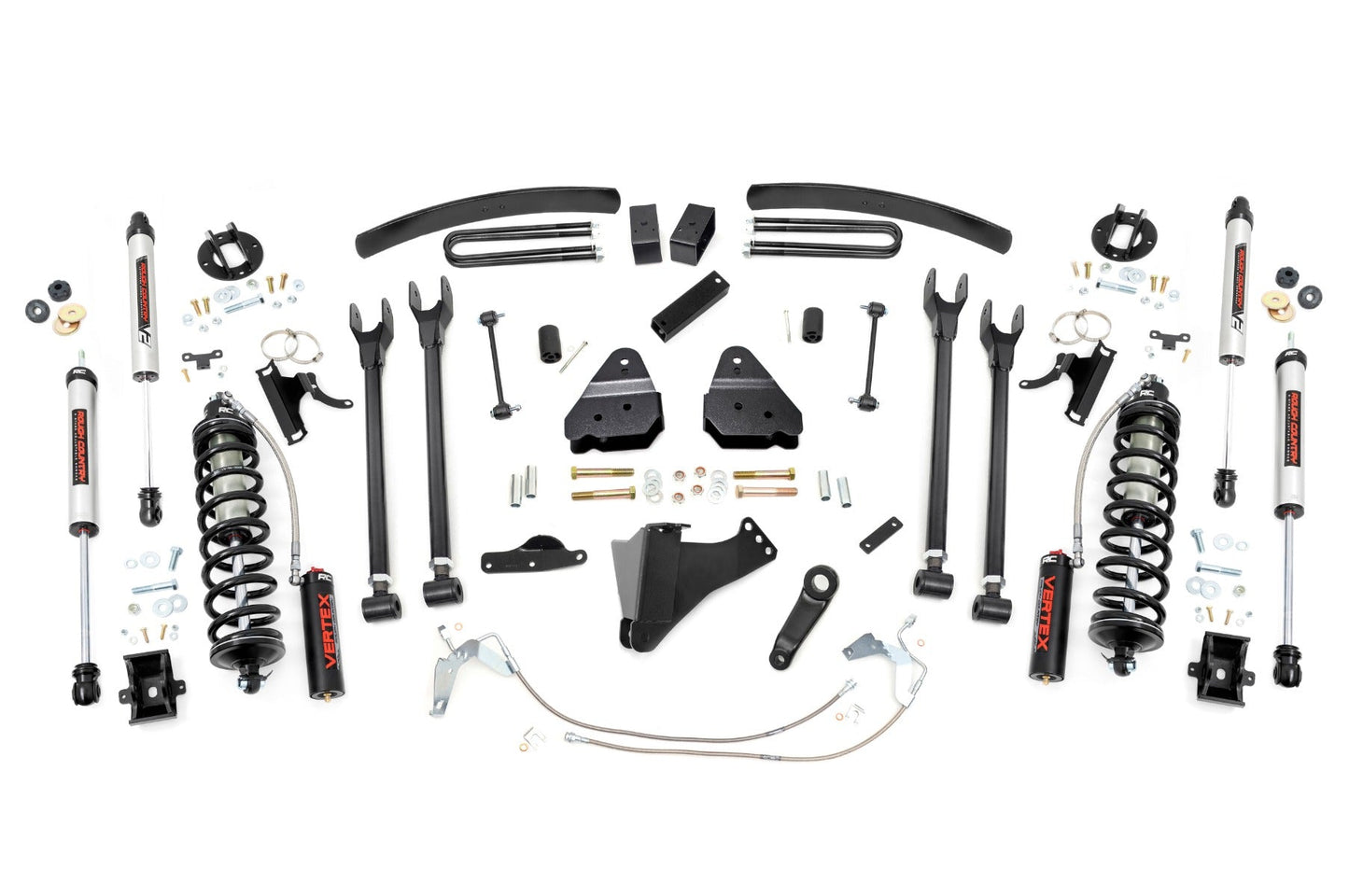 Rough Country 58858 6 Inch Lift Kit  |  Gas  |  4 Link  |  C/O V2 | Ford F-250/F-350 Super Duty (08-10)
