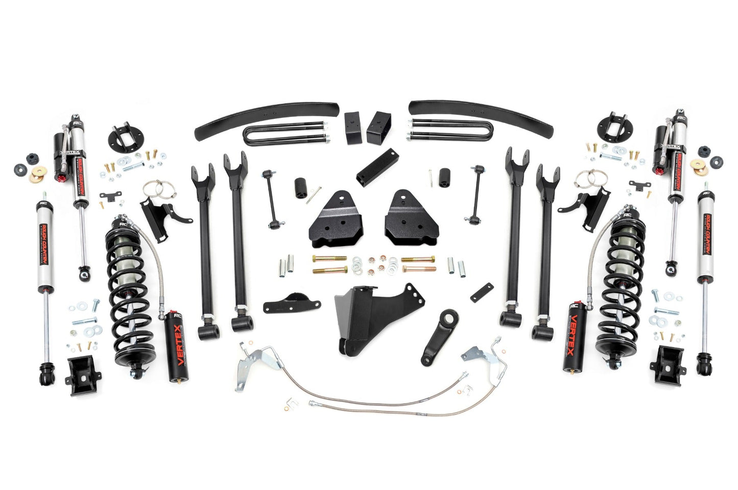 Rough Country 58859 6 Inch Lift Kit  |  Gas  |  4 Link  |  C/O Vertex | Ford F-250/F-350 Super Duty (08-10)