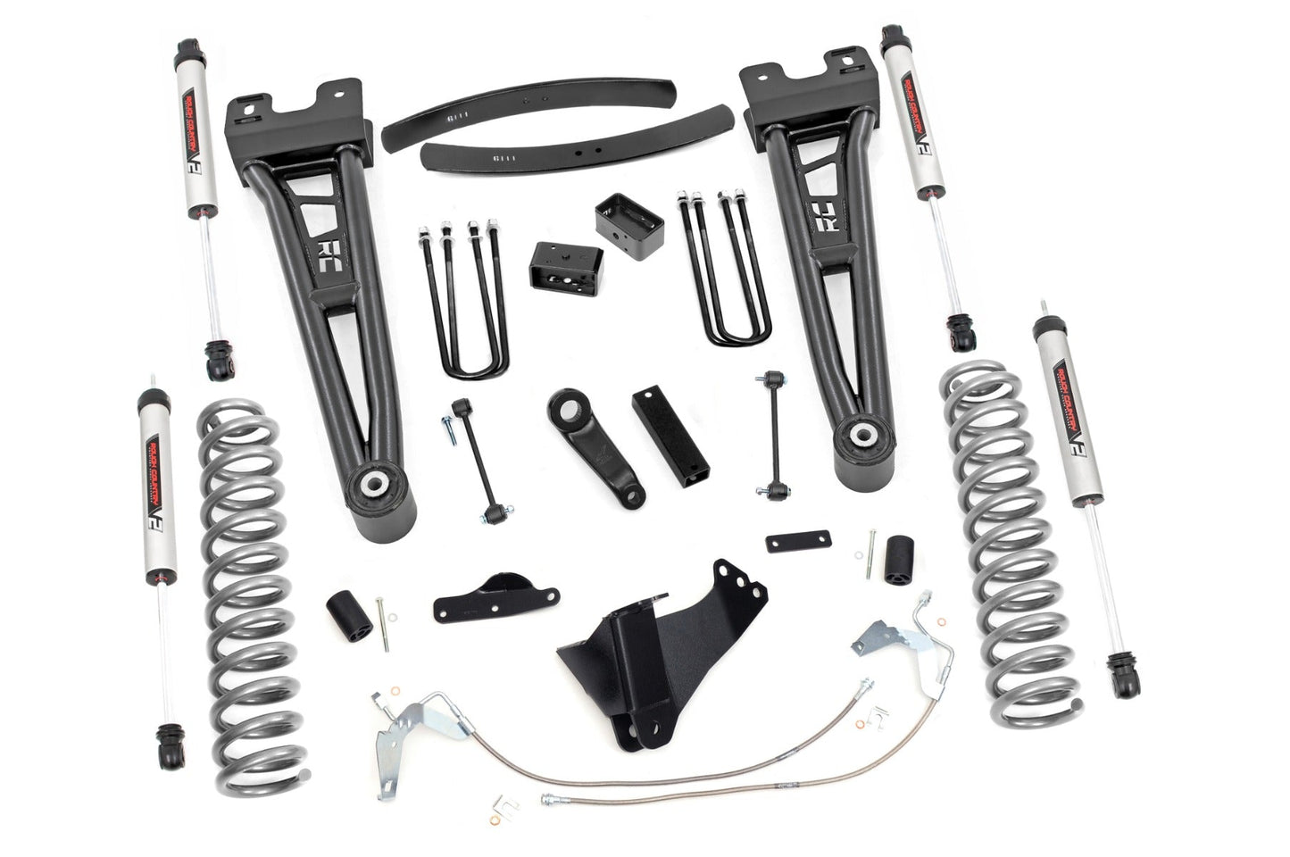 Rough Country 53870 6 Inch Lift Kit | Diesel | Radius Arm | V2 | Ford F-250/F-350 Super Duty (08-10)