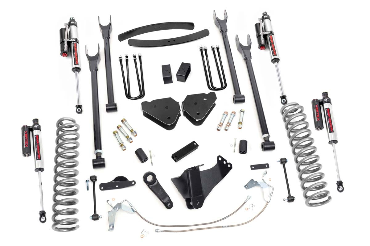 Rough Country 58850 6 Inch Lift Kit | Gas | 4 Link | Vertex | Ford F-250/F-350 Super Duty (08-10)