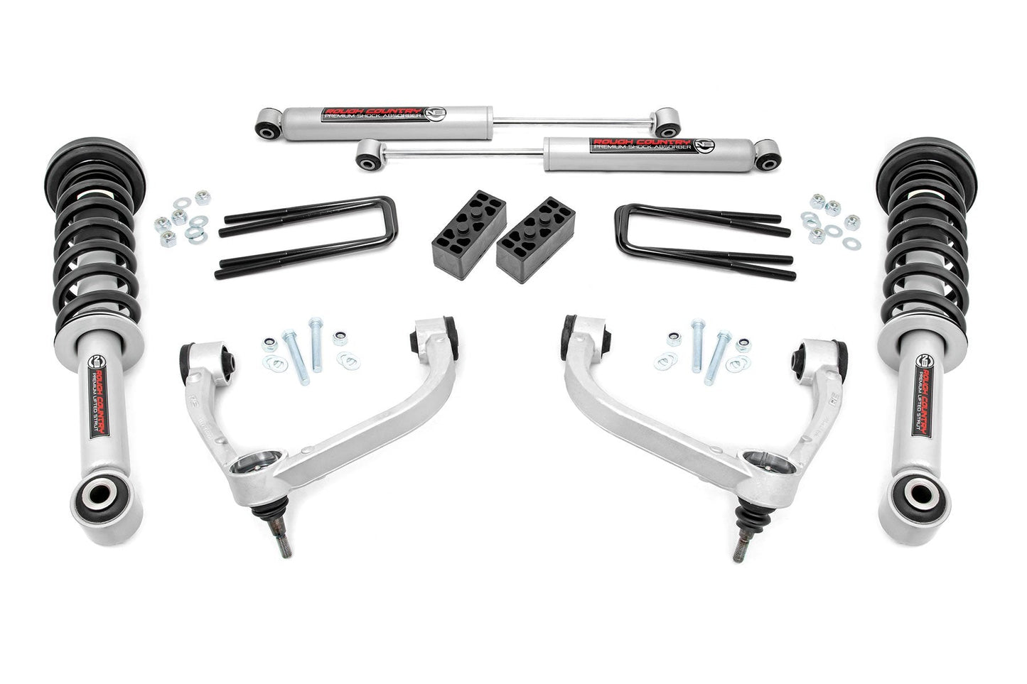 Rough Country 54431 3 Inch Lift Kit | N3 Struts | Ford F-150 4WD (2009-2013)