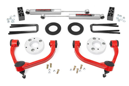 Rough Country 51013RED 3 Inch Lift Kit | Ford F-150 4WD (2009-2013)