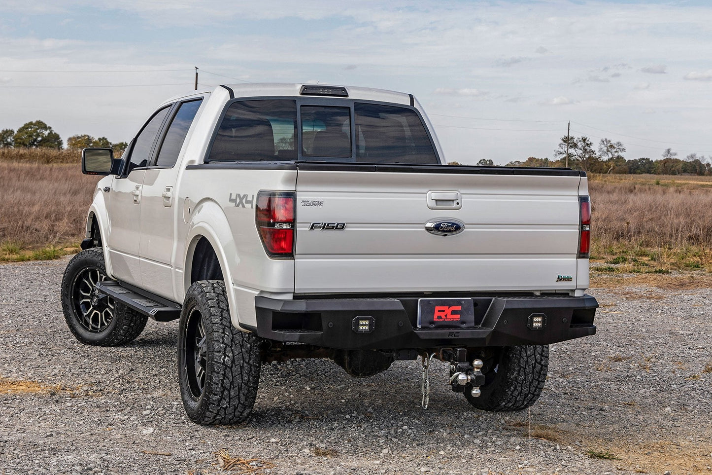 Rough Country SRB091491A HD2 Aluminum Running Boards | Super Crew Cab | Ford F-150 2WD/4WD (2009-2014)
